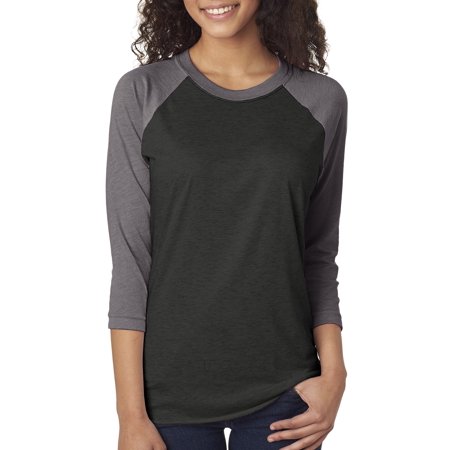 Next Level Active Apparel Unisex Tri-Blend 3/4-Sleeve Raglan - 6051