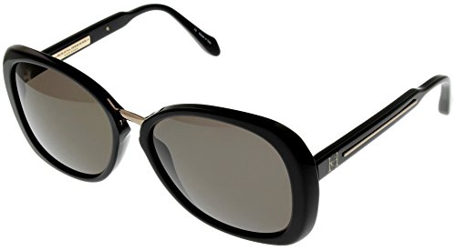 Carolina Herrera Sunglasses Women Black Square SHN502 0700 Size: Lens/ Bridge/ Temple: 57-16-140