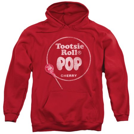 Tootsie Roll Chocolate Candy Tootsie Roll Pop Logo Adult Pull-Over Hoodie