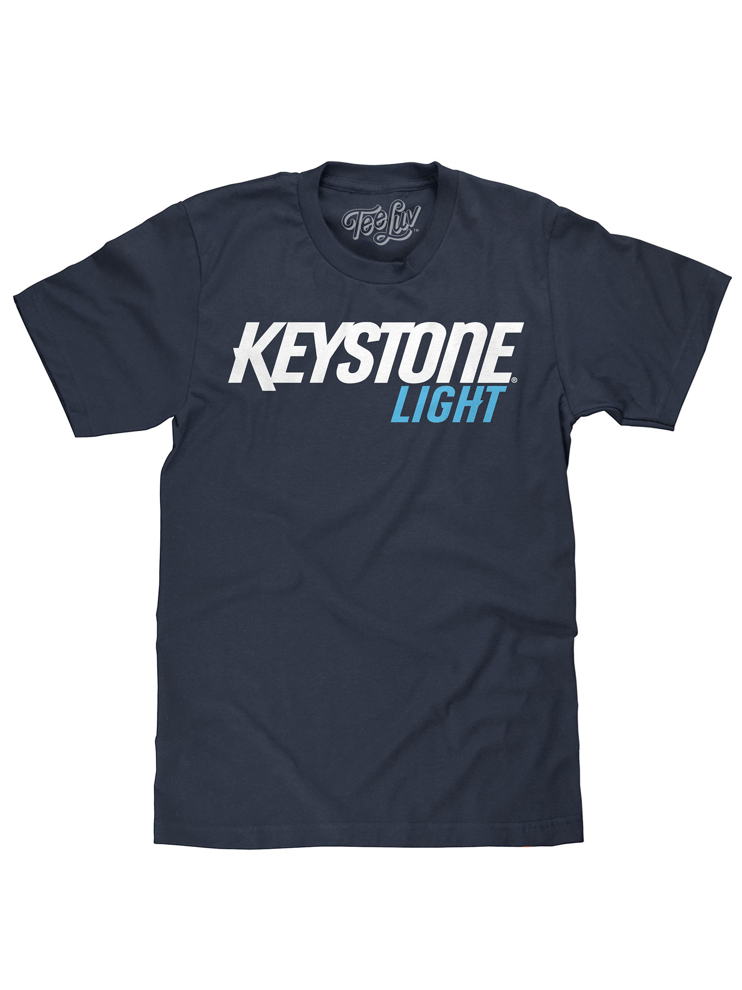 Tee Luv Keystone Light Beer Logo T-Shirt (Men S) (S)