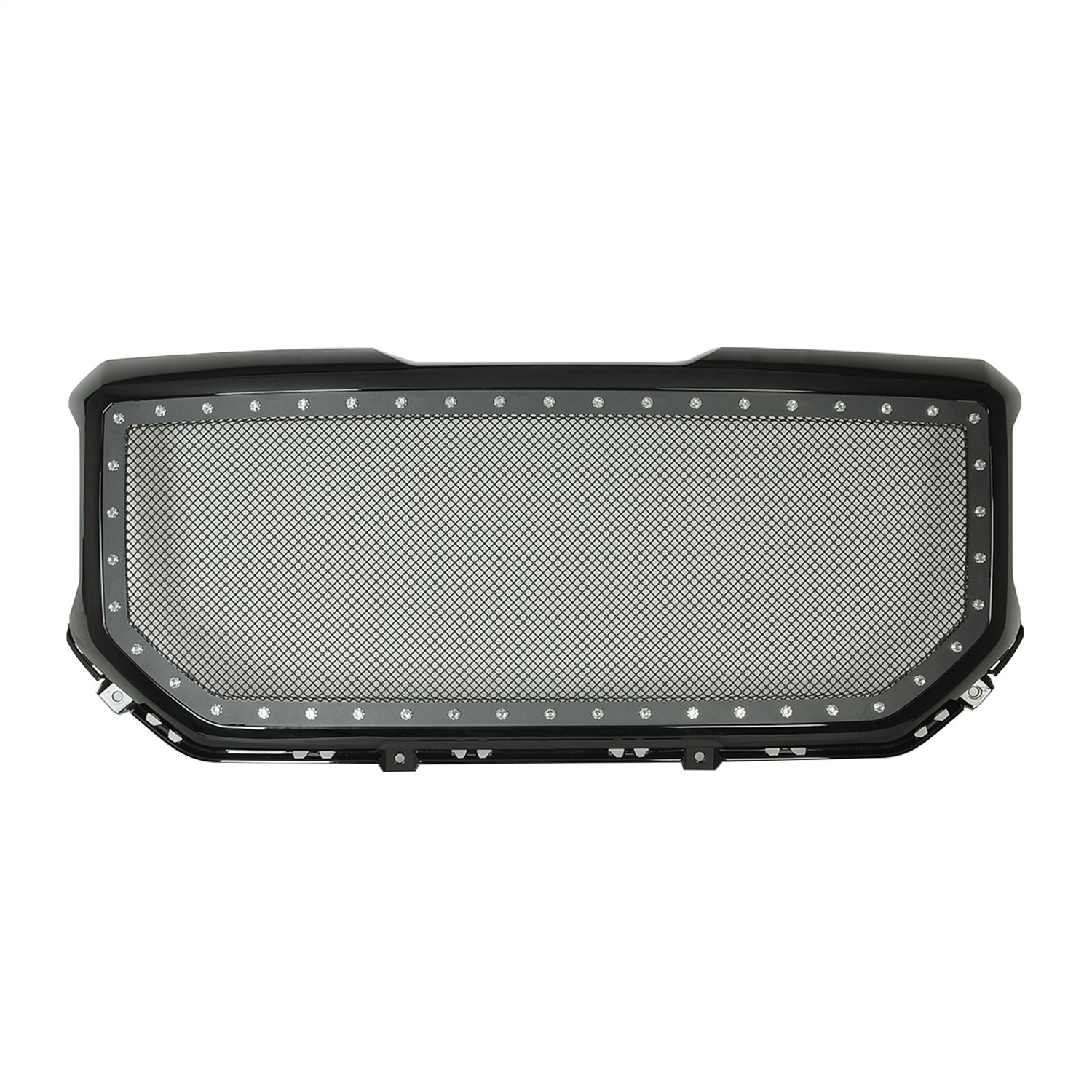Paramount Automotive 46-0255 Evolution Packaged Grille; Wire Mesh; Stainless Steel; Black;