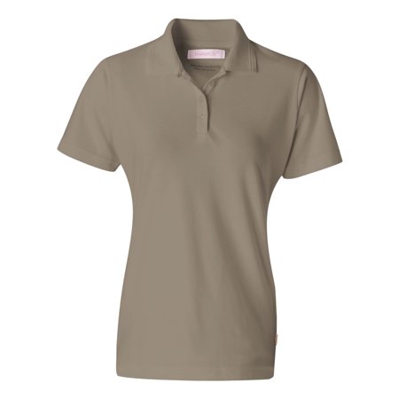 FeatherLite Women S Platinum Piqué Sport Shirt 5330 Sandalwood 3XL