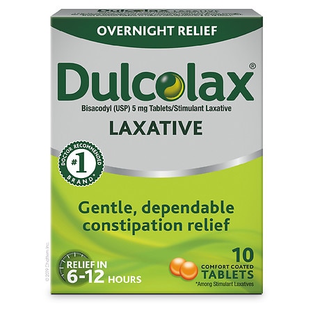 Dulcolax - Overnight Laxative - 10 Tablets
