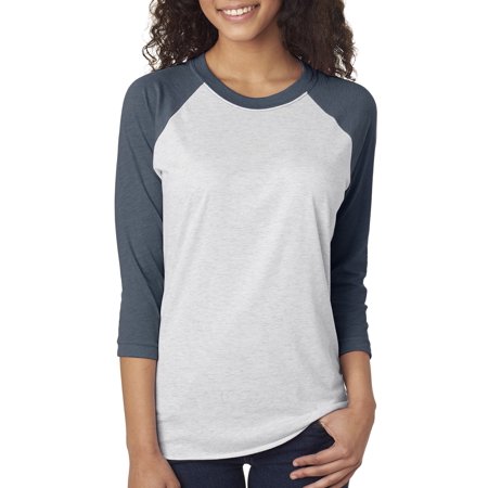 Next Level Active Apparel Unisex Tri-Blend 3/4-Sleeve Raglan - 6051