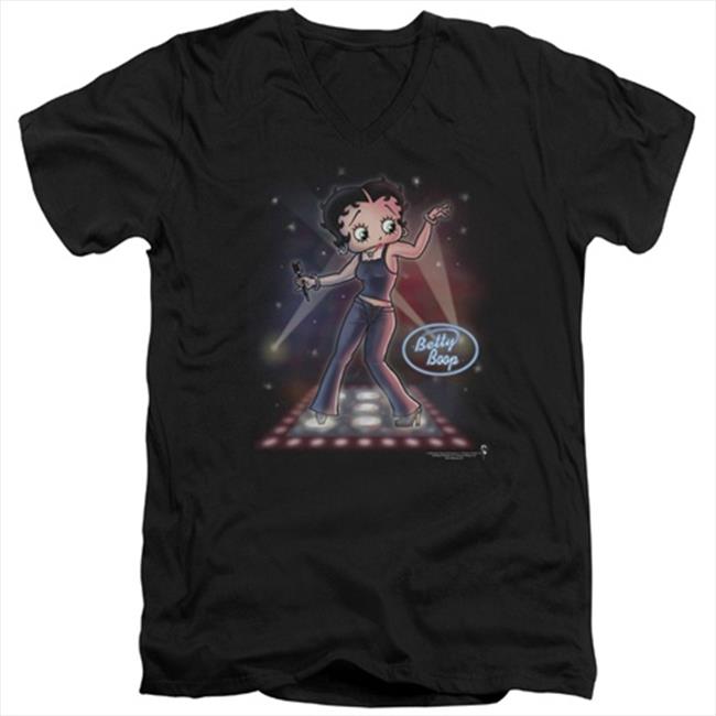 Boop-Pop Star - Short Sleeve Adult 30-1 Tee  Black - 2X