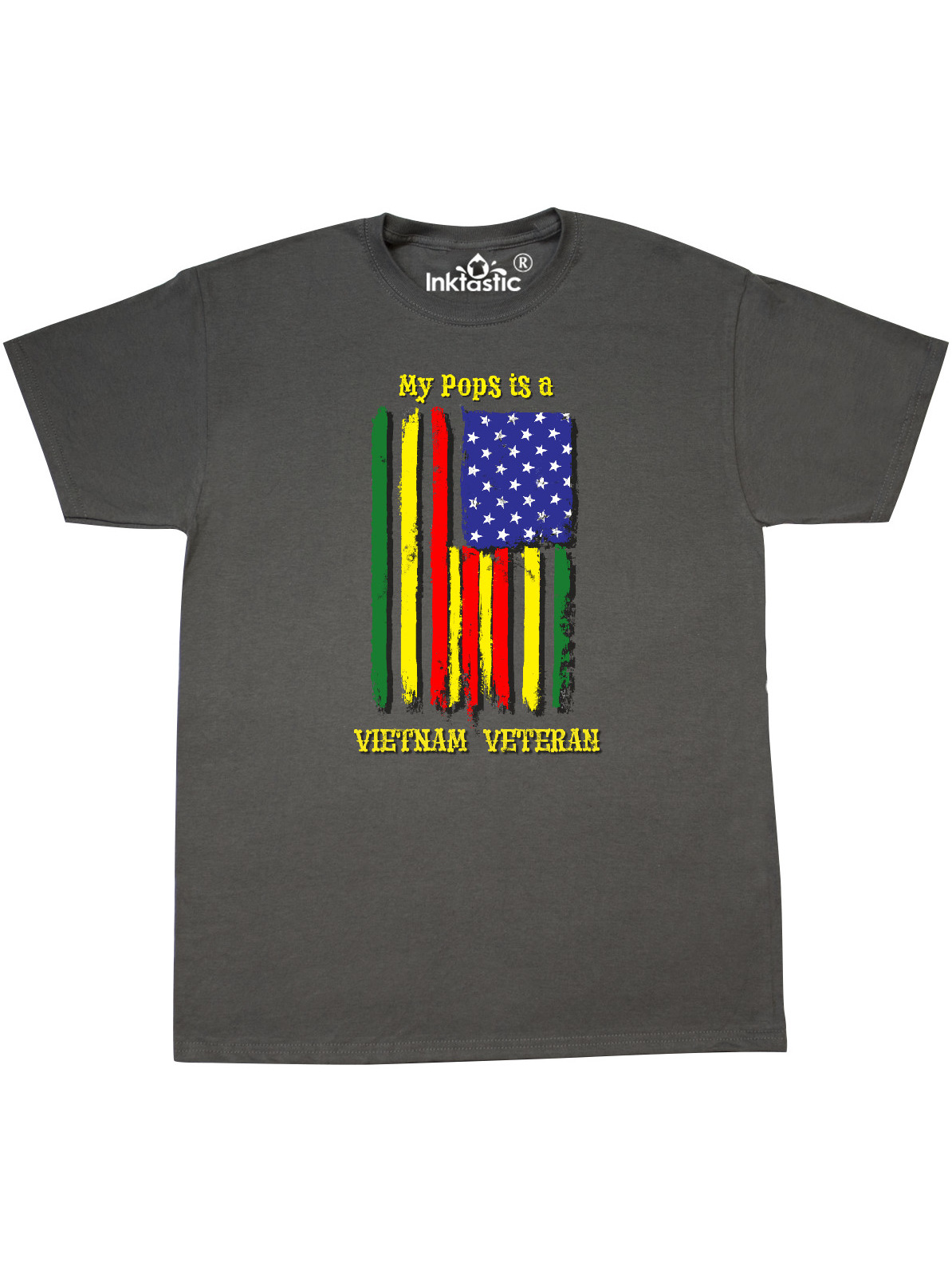Inktastic My Pops Is a Vietnam Veteran T-Shirt