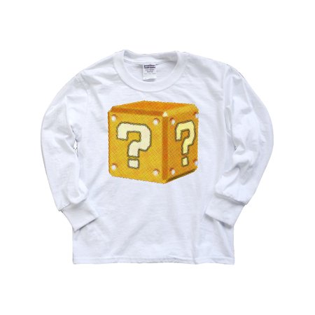 Inktastic Pop Art Mystery Cube Youth Long Sleeve T-Shirt