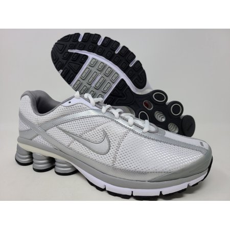 Nike Women's Shox Turmoil+ 2 Running Shoe, White/Silver/Grey, 10 B(M) US