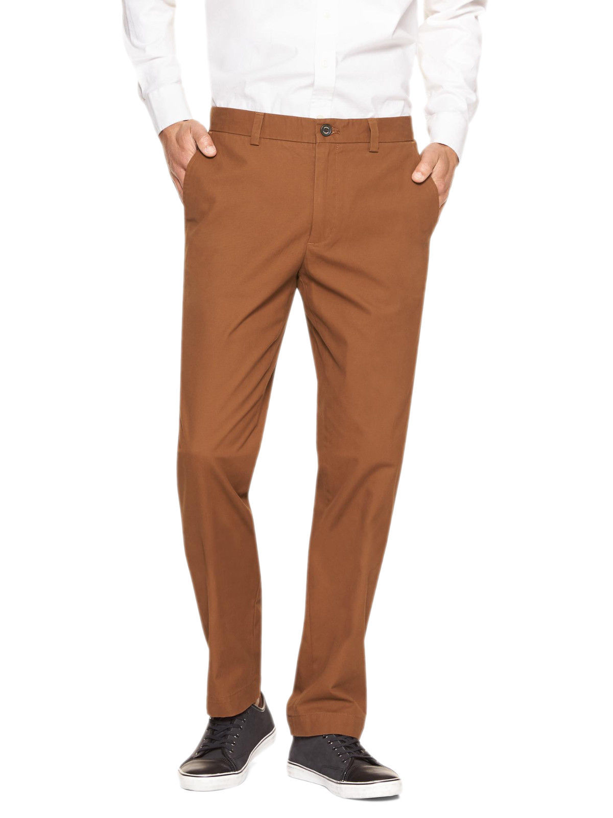 New  5499 Banana Republic Mens Sienna Brown Slim Aiden Fit Chino Pants 38W X 30L $60