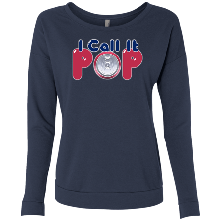 I'm from Michigan, I Call It Pop Next Level Ladies' French Terry Scoop Indigo XL