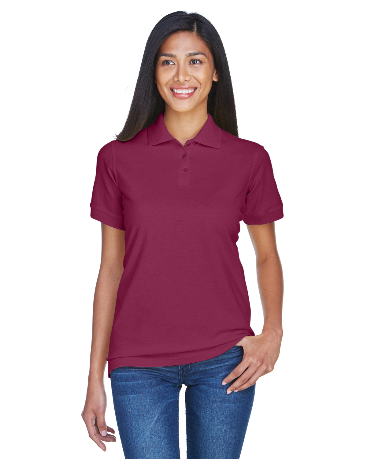 UltraClub Ladies  Classic Piqué Polo - 8530