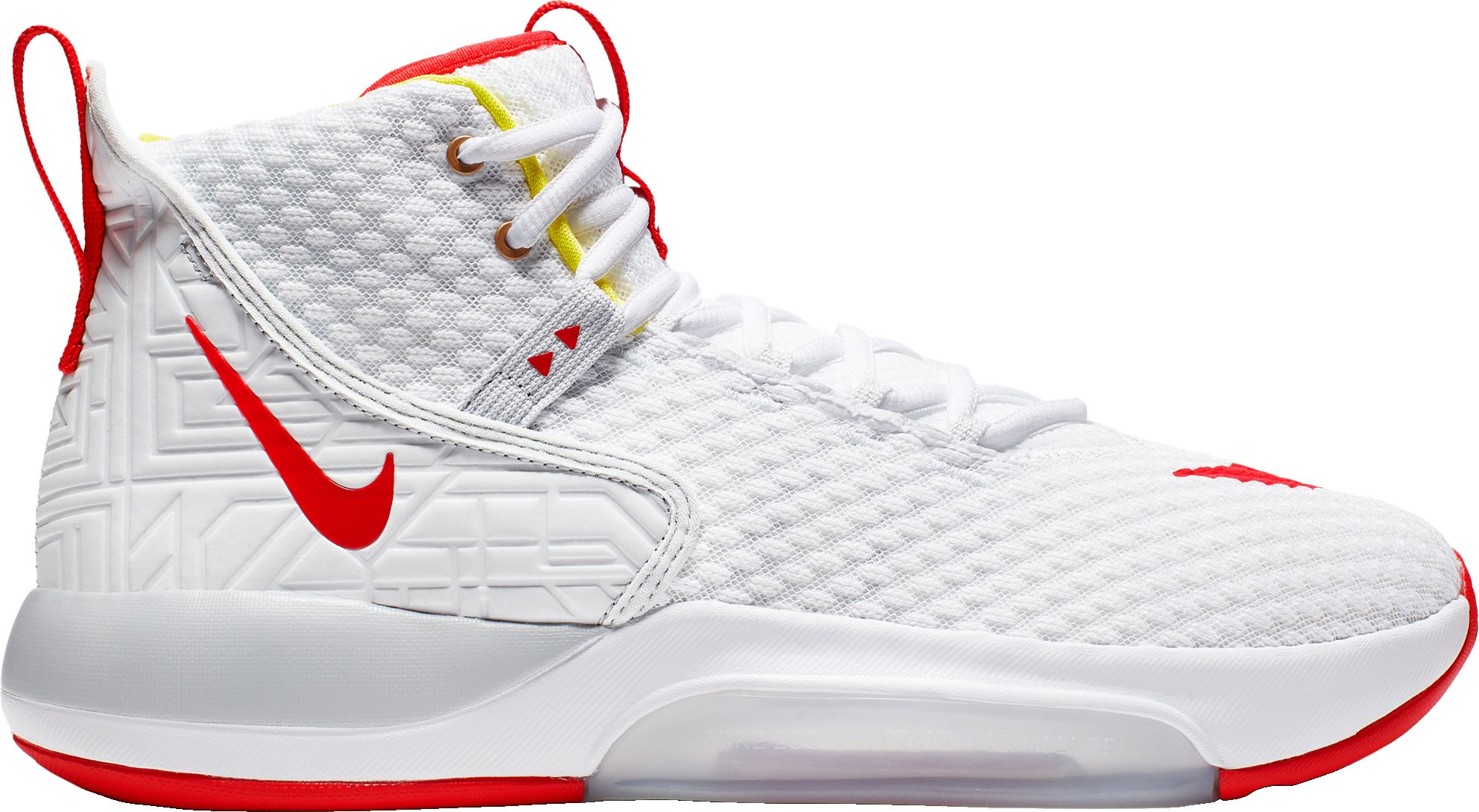 Nike Zoom Rize Cushioning White Basketball Shoes BQ5467-100 (Size: US 10)