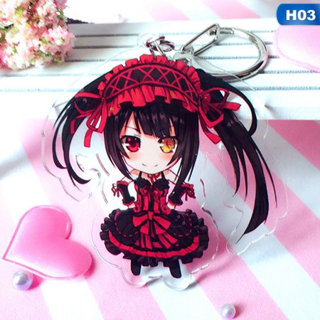 Raypadula LAB Date a Live Yoshino Anime Charm Acrylic Keychain Keyring Pendant Gift