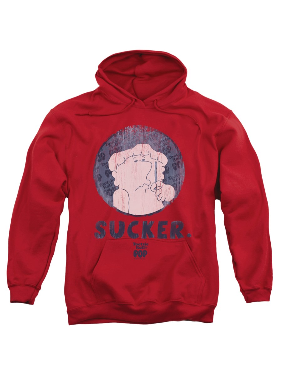 Tootsie Roll Chocolate Candy Tootsie Pop Sucker Adult Pull-Over Hoodie