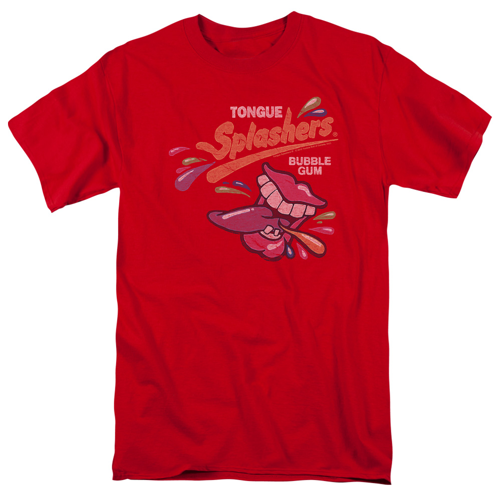 Dubble Bubble Nostalgic Candy Distress Logo Adult T-Shirt Tee