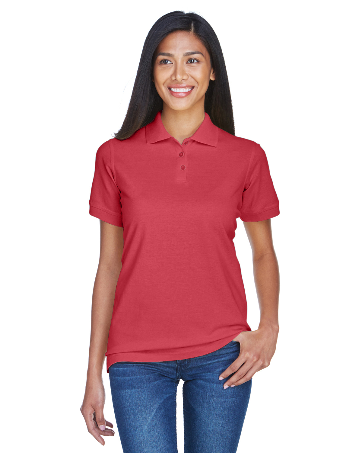 UltraClub Ladies  Classic Piqué Polo - 8530