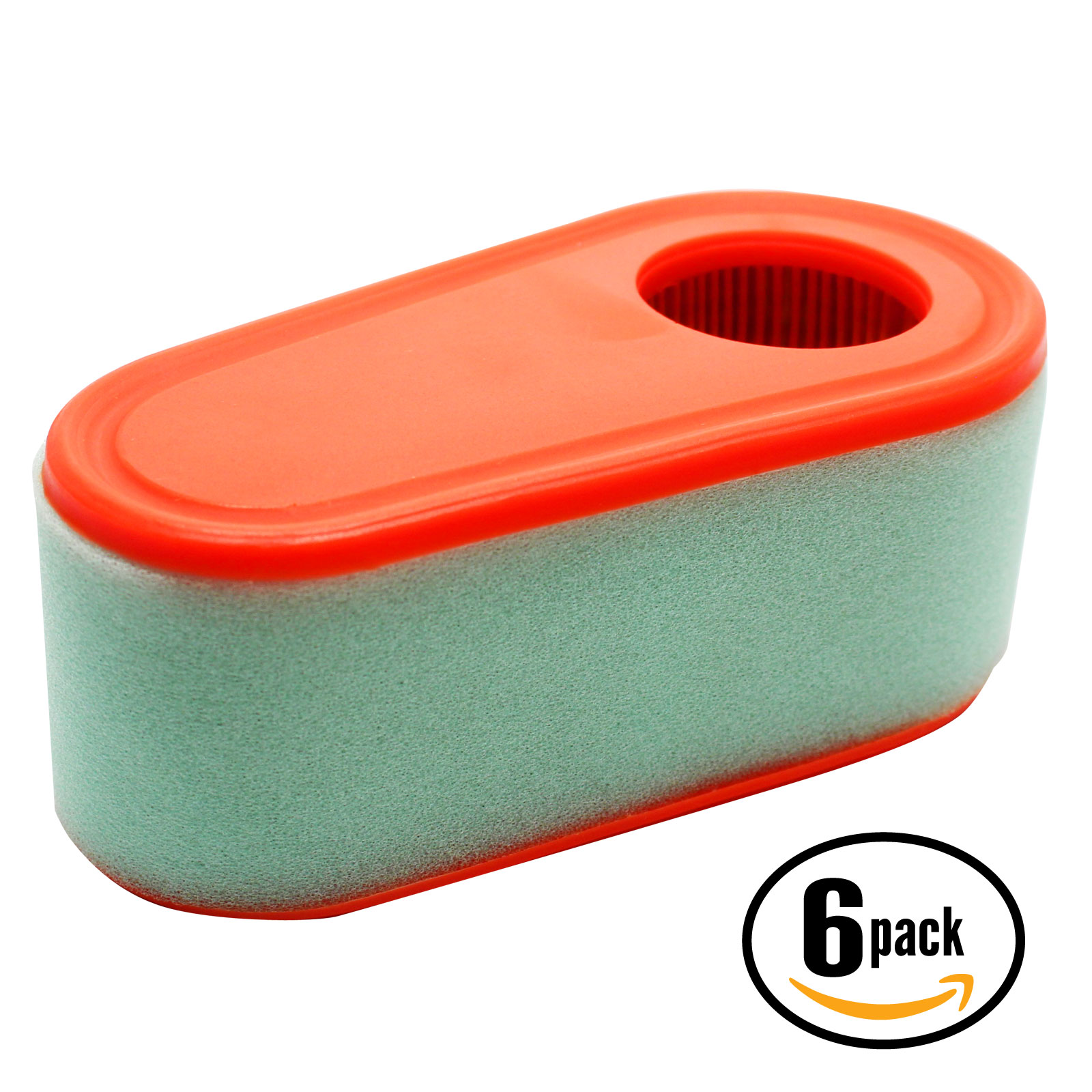 6-Pack Replacement Briggs & Stratton 121Q72-0134-F1 Engine Air Filter Cartridge - Compatible Briggs & Stratton 795066 Filter