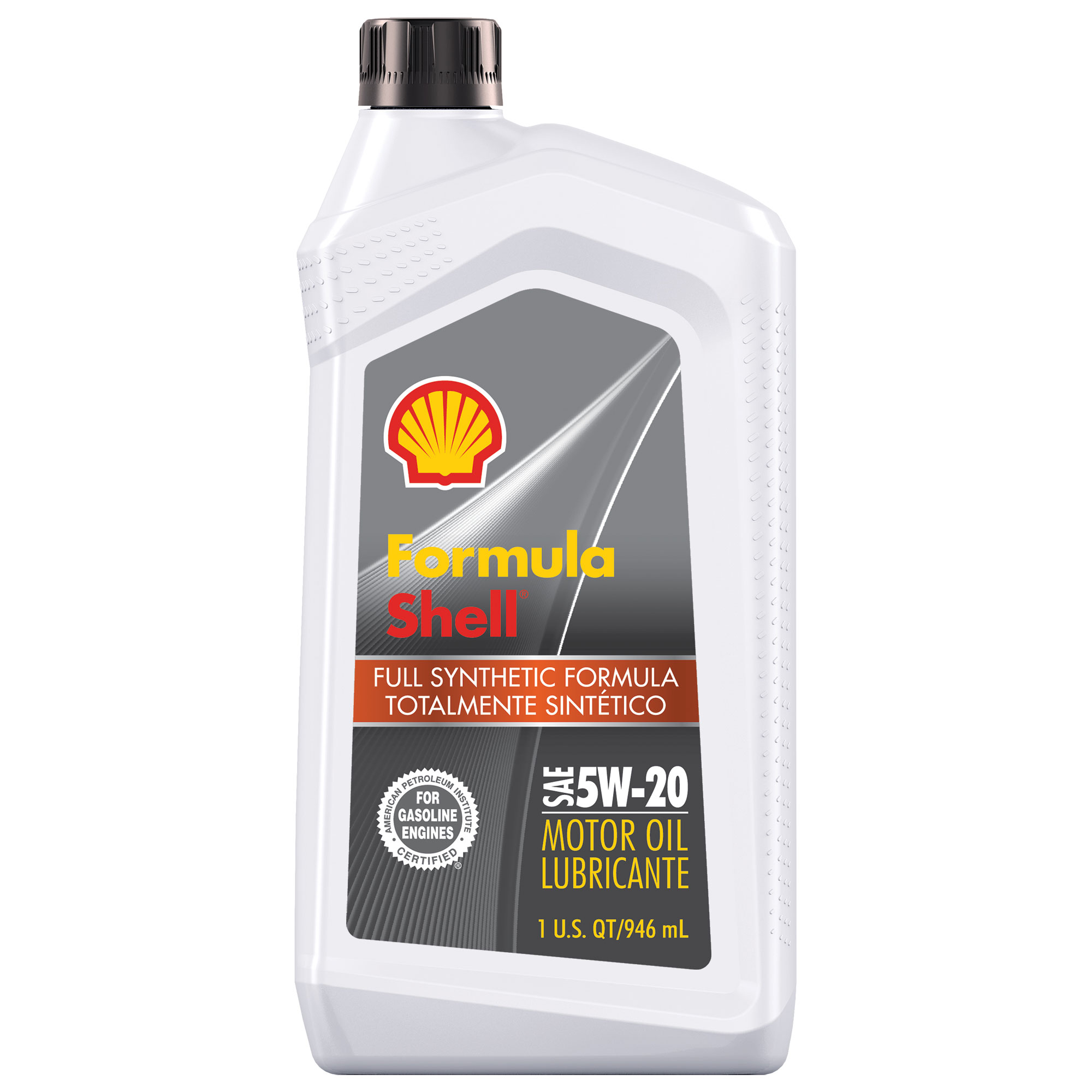 FormulaShell Synthetic SAE 5W-20 Motor Oil, 1 Quart (6 Pack Case)