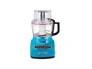 KitchenAid KFP0930CL 9-Cup Food Processor with Exact Slice System and French Fry Disc - Crystal Blue