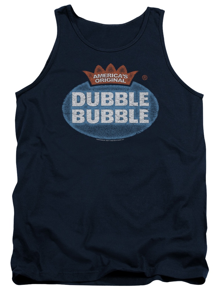 Dubble Bubble Nostalgic Candy Vintage Logo Adult Tank Top Shirt