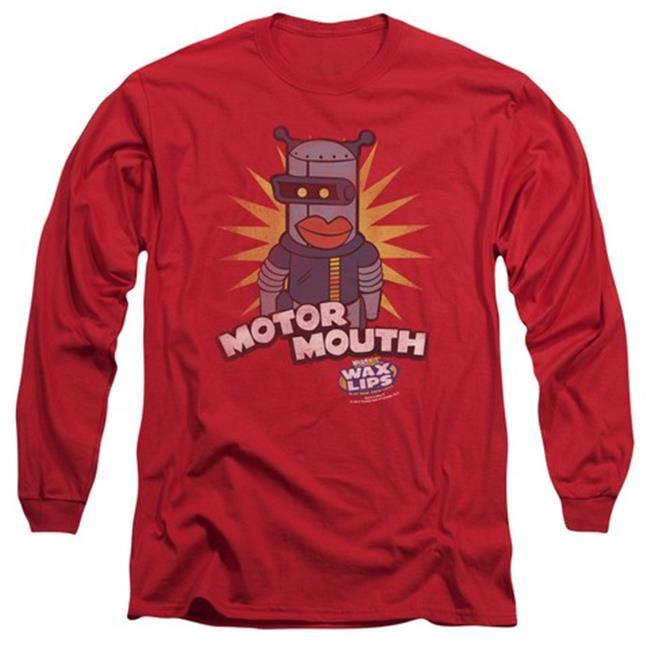 Trevco Dubble Bubble-Motor Mouth - Long Sleeve Adult 18-1 Tee - Red  Medium
