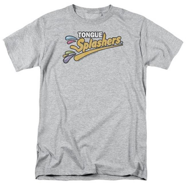 Trevco Dubble Bubble-Tongue Splashers Logo - Short Sleeve Adult 18-1 Tee - Heather & 2X