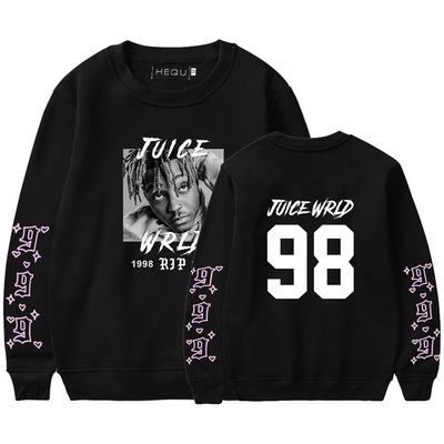KABOER Autumn Winter Loose Juice Wrld Printed Fashion Loose Men and Women Sweater Long Sleeve Sweatshirts
