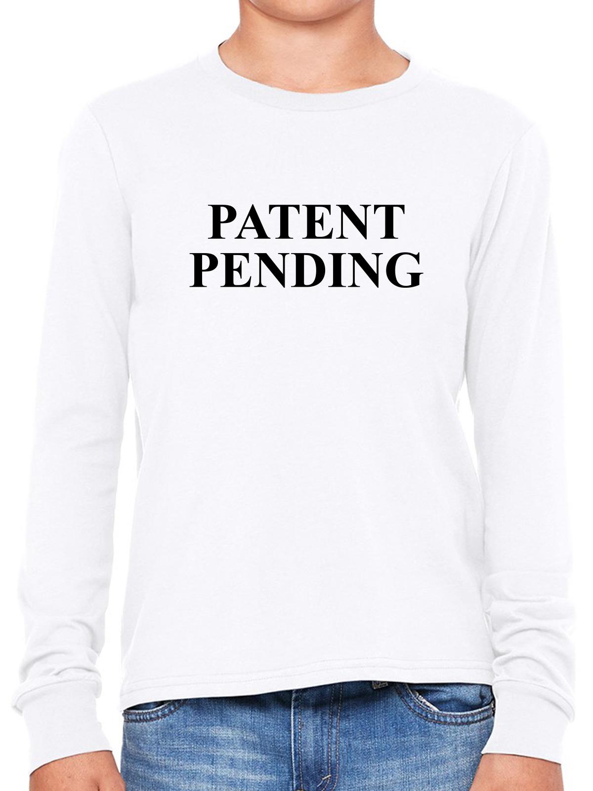 Trendy Patent Pending - Inventor Special Girl S Long Sleeve Grey T-Shirt