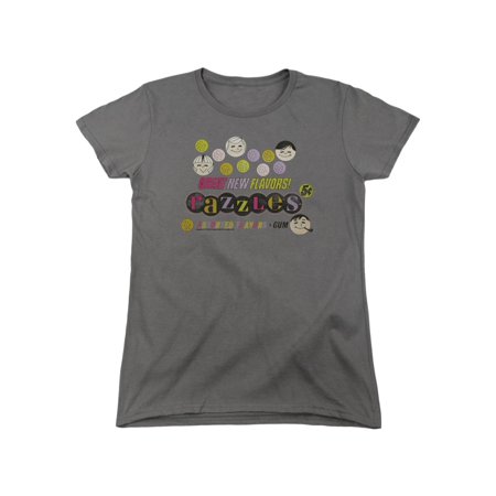 Dubble Bubble Nostalgic Candy Razzles Retro Box Women S T-Shirt Tee