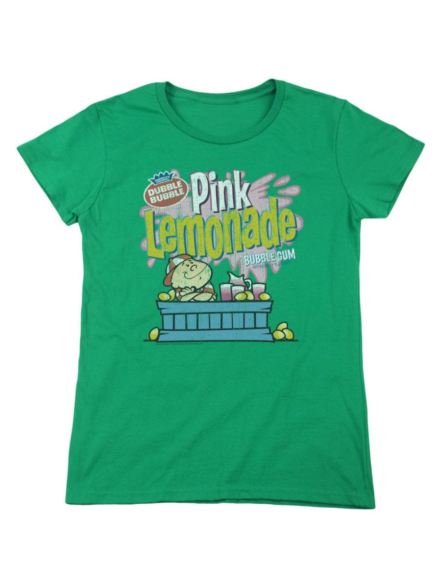 Dubble Bubble Nostalgic Candy Pink Lemonade Women S T-Shirt Tee