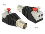 DeLOCK - Antennenadapter - BNC (W) - Bis - 2-polige Klemmleiste (65526)