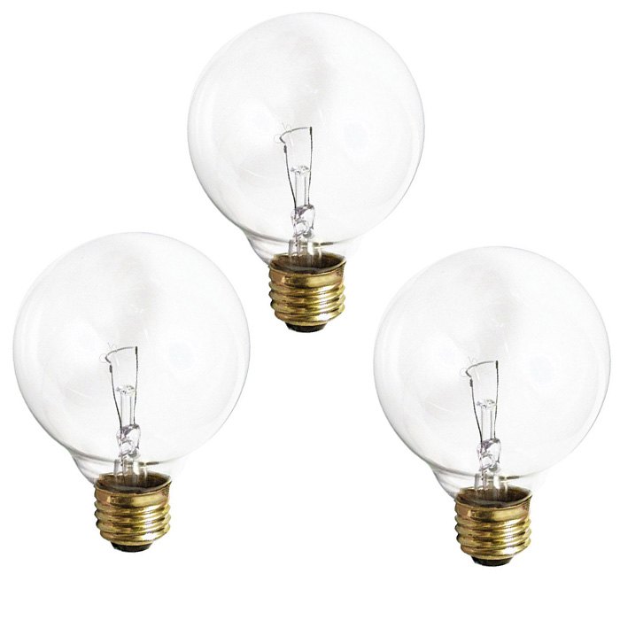 60G25 3-PACK G25 60W CL - TBD, Satco Products Inc. S4049 734X (776361)