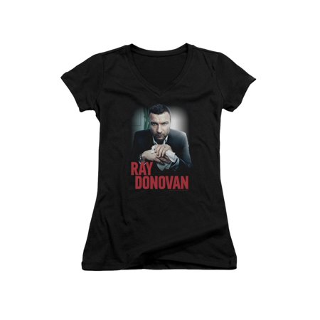 Ray Donovan Crime Drama TV Series Ray & Logo Promo Poster Jrs V-Neck T-Shirt