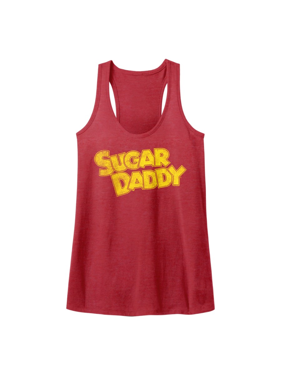 Tootsie Roll Chocolate Flavored Candy Vintage Sugar Daddy Logo Adult Tank Top