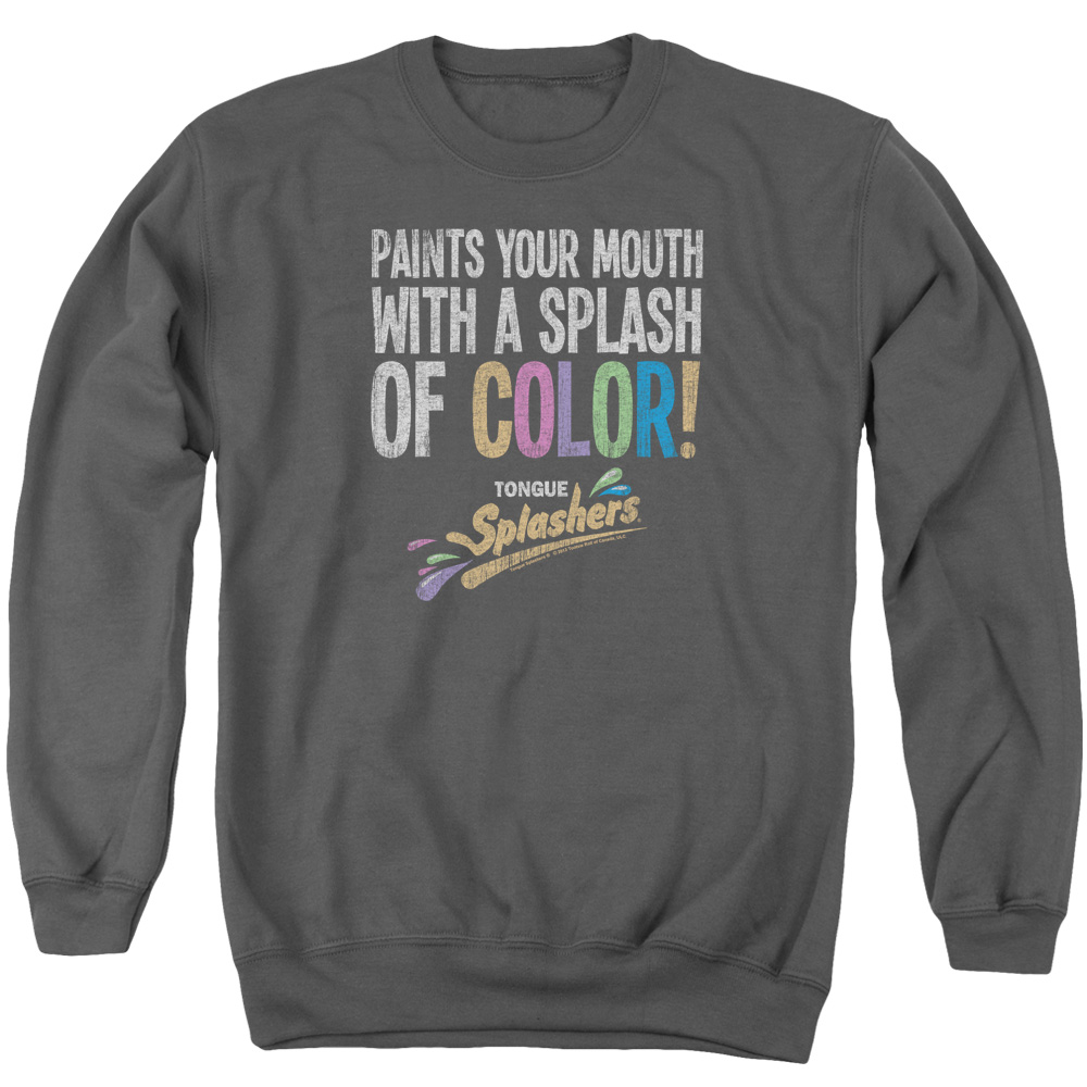 Dubble Bubble Nostalgic Candy Paints Your Mouth Adult Crewneck Sweatshirt