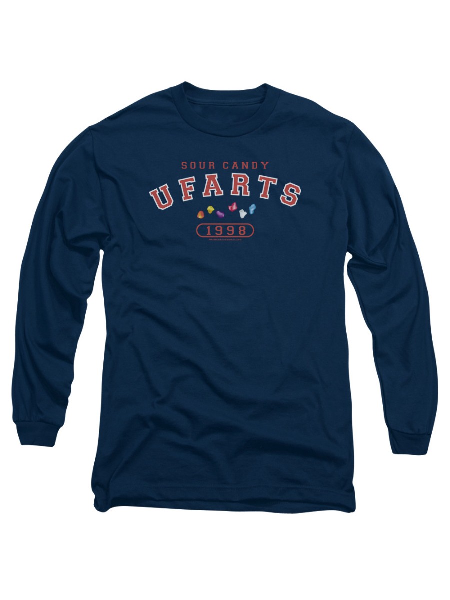 Farts Sour Candy Farts University 1998 College Adult Long-Sleeve T-Shirt