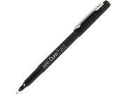 Staples DuraPoint Permanent Markers, Extra Fine Felt Tip, Black Ink, 5/Pack (20198)