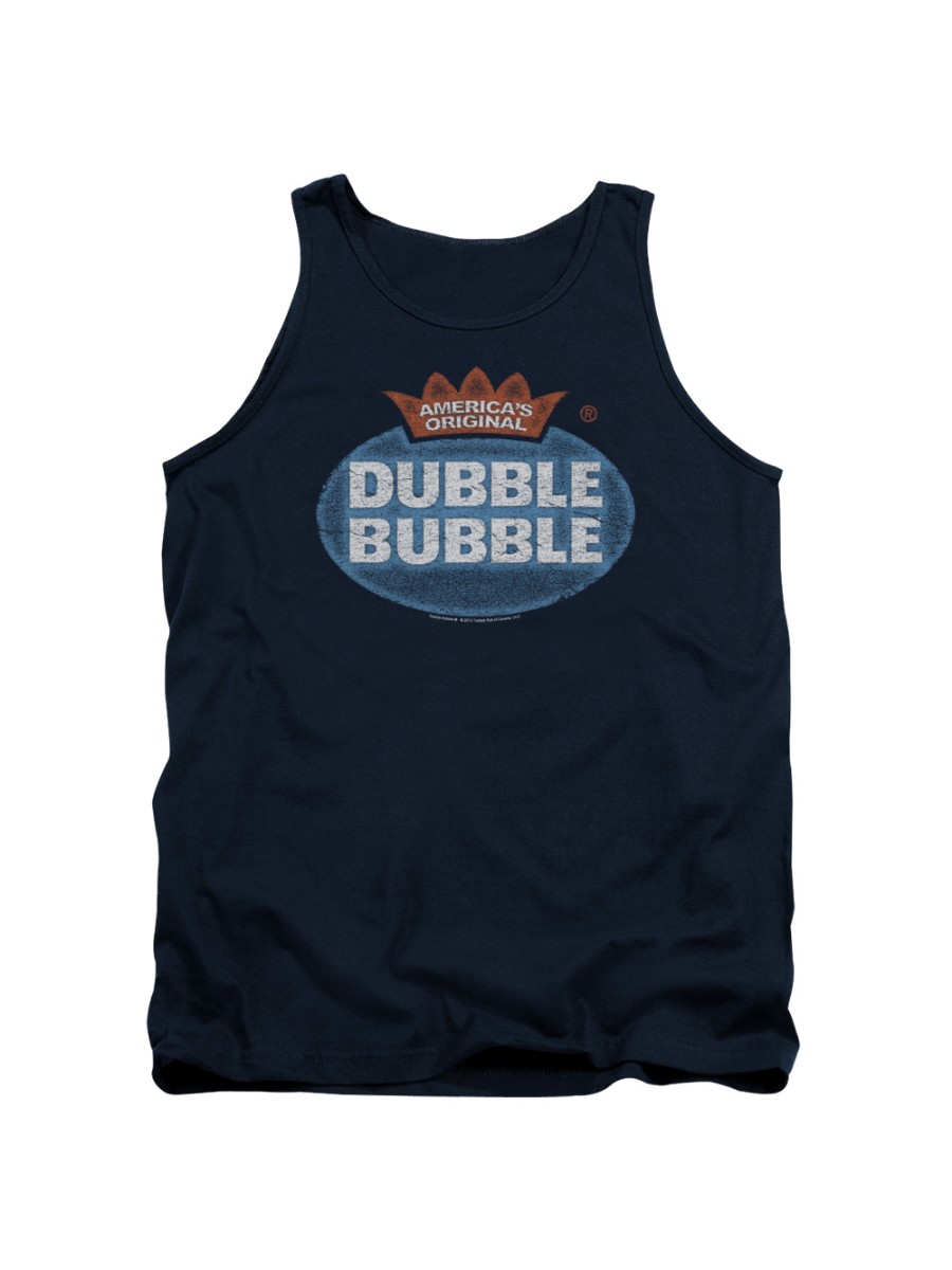 Dubble Bubble Nostalgic Candy Vintage Logo Adult Tank Top Shirt
