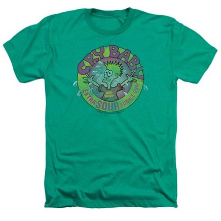 Trevco Dubble Bubble Logo - Adult Heather Tee - Kelly Green  Small