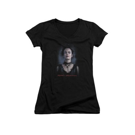 Penny Dreadful Horror TV Series Vanessa Promo Juniors V-Neck T-Shirt Tee