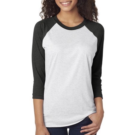 Next Level Active Apparel Unisex Tri-Blend 3/4-Sleeve Raglan - 6051