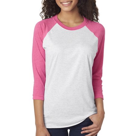 Next Level Active Apparel Unisex Tri-Blend 3/4-Sleeve Raglan - 6051