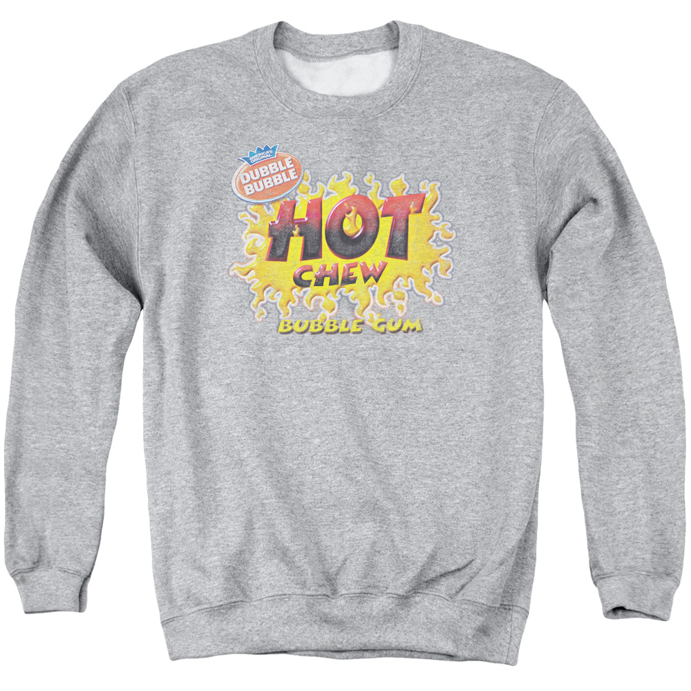 Dubble Bubble Nostalgic Candy Hot Chew Adult Crewneck Sweatshirt