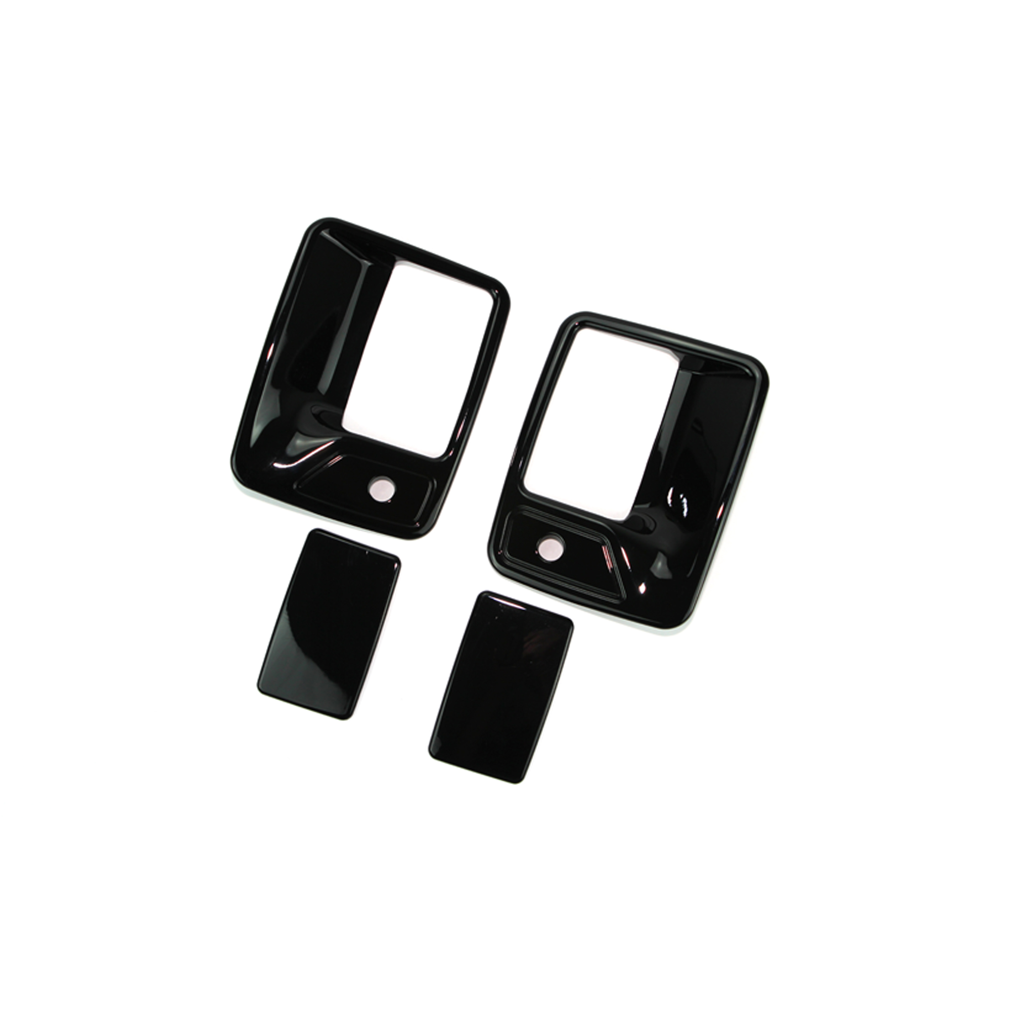 99-14 Ford F250/F350 Superduty / 00-05 Excursion Black Door Handle Cover 4D W/O Passenger  Keyhole 99 00 01 02 03 04 05 06 07 08 09 10 11 12 13 14