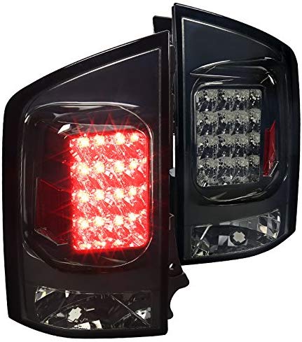 LED Tail Lights Rear Brake Lamp in Chrome Housing Smoke Lens Made for and Compatible with 2005 - 2015 Nissan Armada 05 06 07 08 09 10 11 12 13 14 15