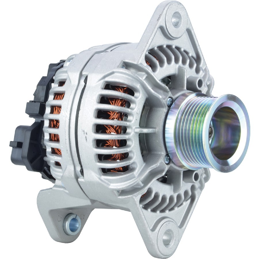 New Alternator for 16L Volvo FH16580 06 07 08 09 10 11 12 13 14 15 16 17 2006-2017 0124655057, 0124655102, 21561402, 7421561402 04Clock 150Amp Interna