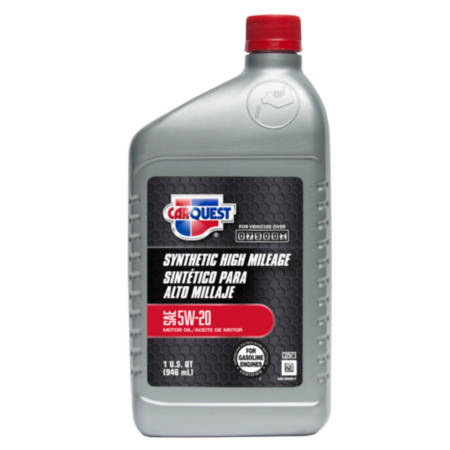 Carquest Oil & Fluids 5W-20 Full Synthetic High Mileage Motor Oil, 1 Quart