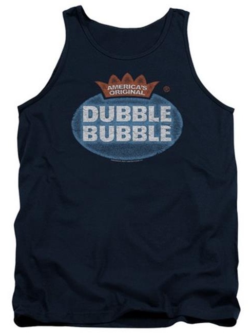 Trevco Dubble Bubble-Vintage Logo - Adult Tank Top - Royal Blue, Small