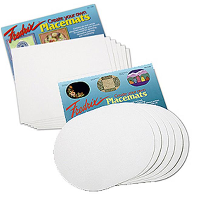 Fredrix 1136 Rectangle Placemats, Pack - 4