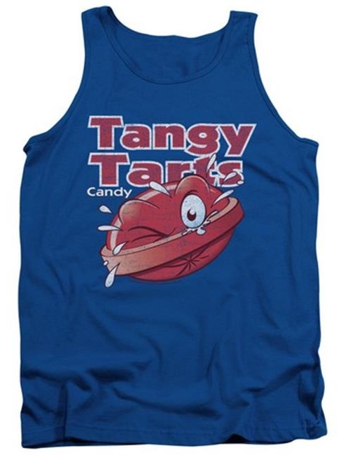 Trevco Dubble Bubble-Tangy Tarts - Adult Tank Top - Royal, Large